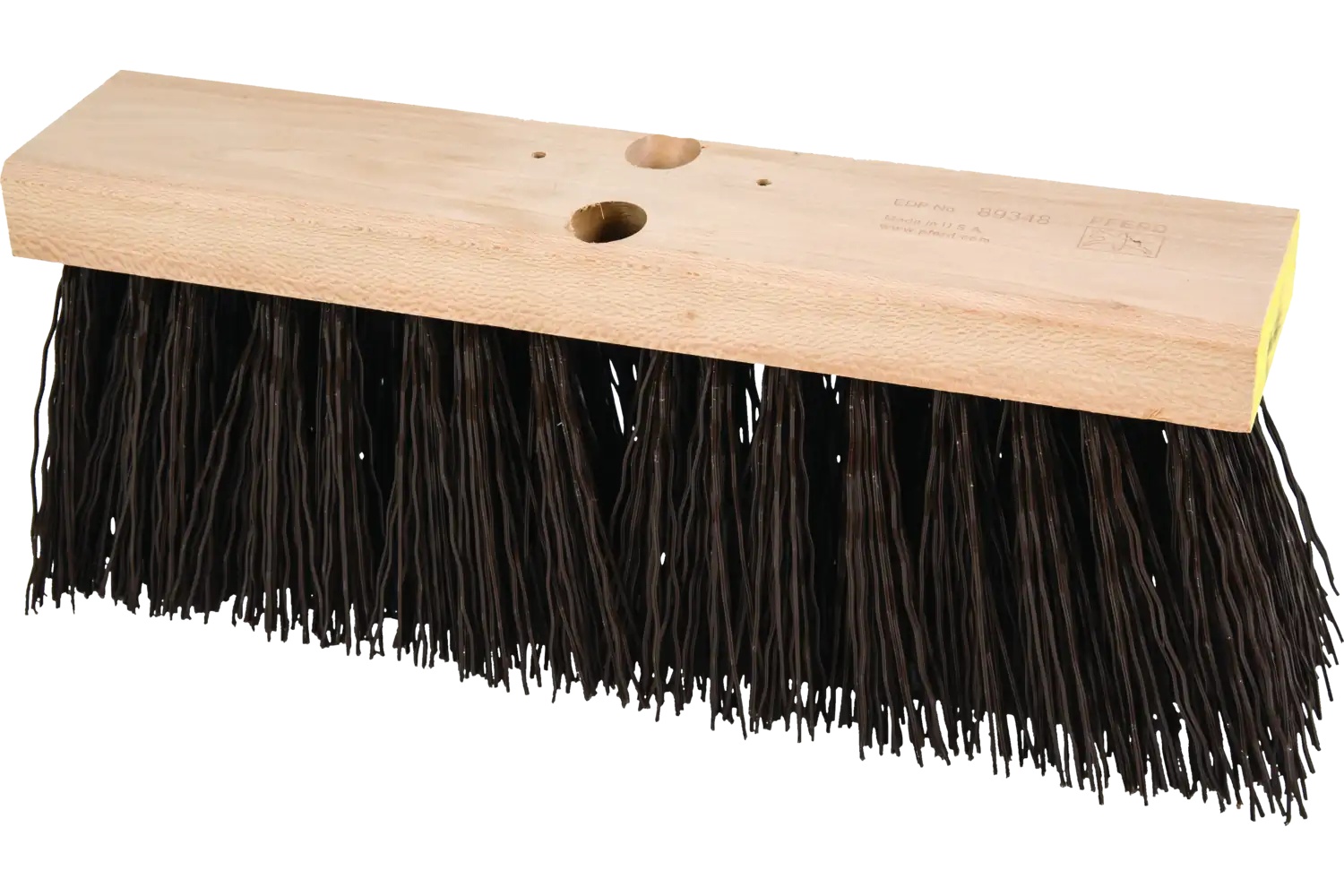 Picture of Pferd Heavy Duty Street Broom Head ER16" Brown Plastic Fill 5-1/4" Trim 89348 79189348